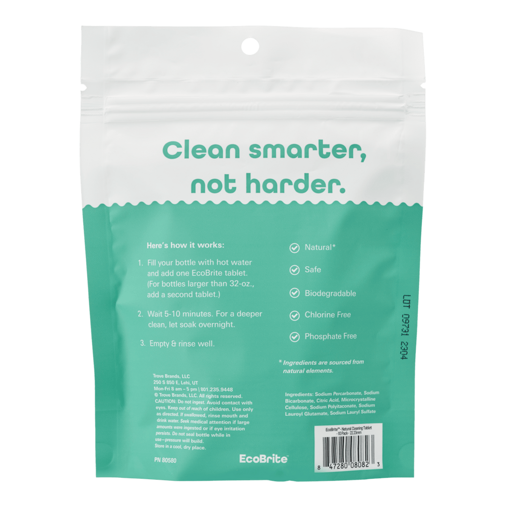 Bottle Cleaning Tablets - Better Sips for Busy People